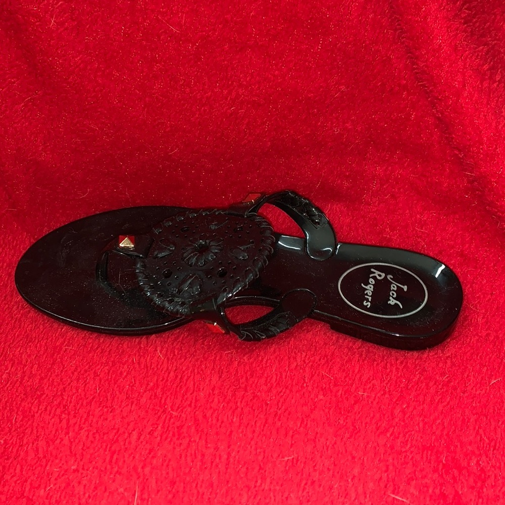 KIDS BLACK FLIP FLOPS